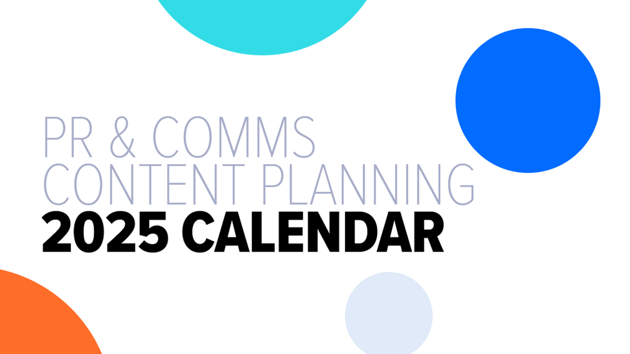 image of cover of Cision's 2025 content planning calendar