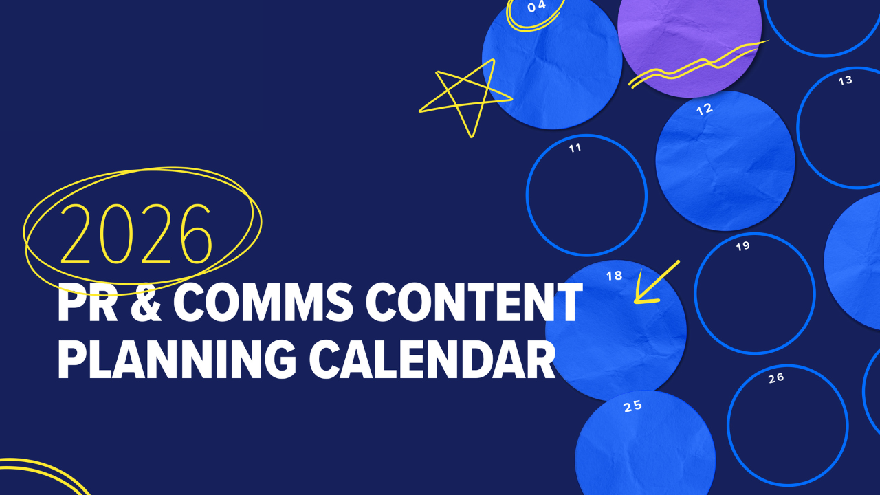 2026 PR and Comms Content Planning Calendar