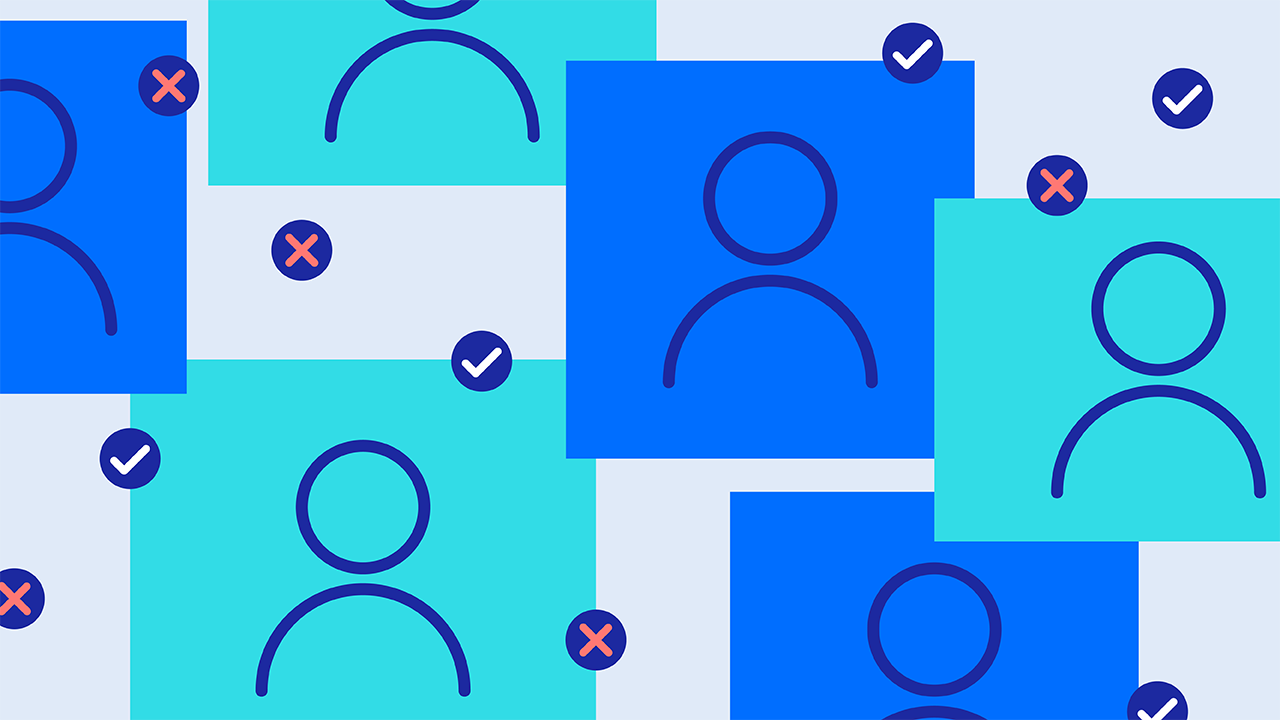 Images representing journalism and social media, including digital people and social media icons.