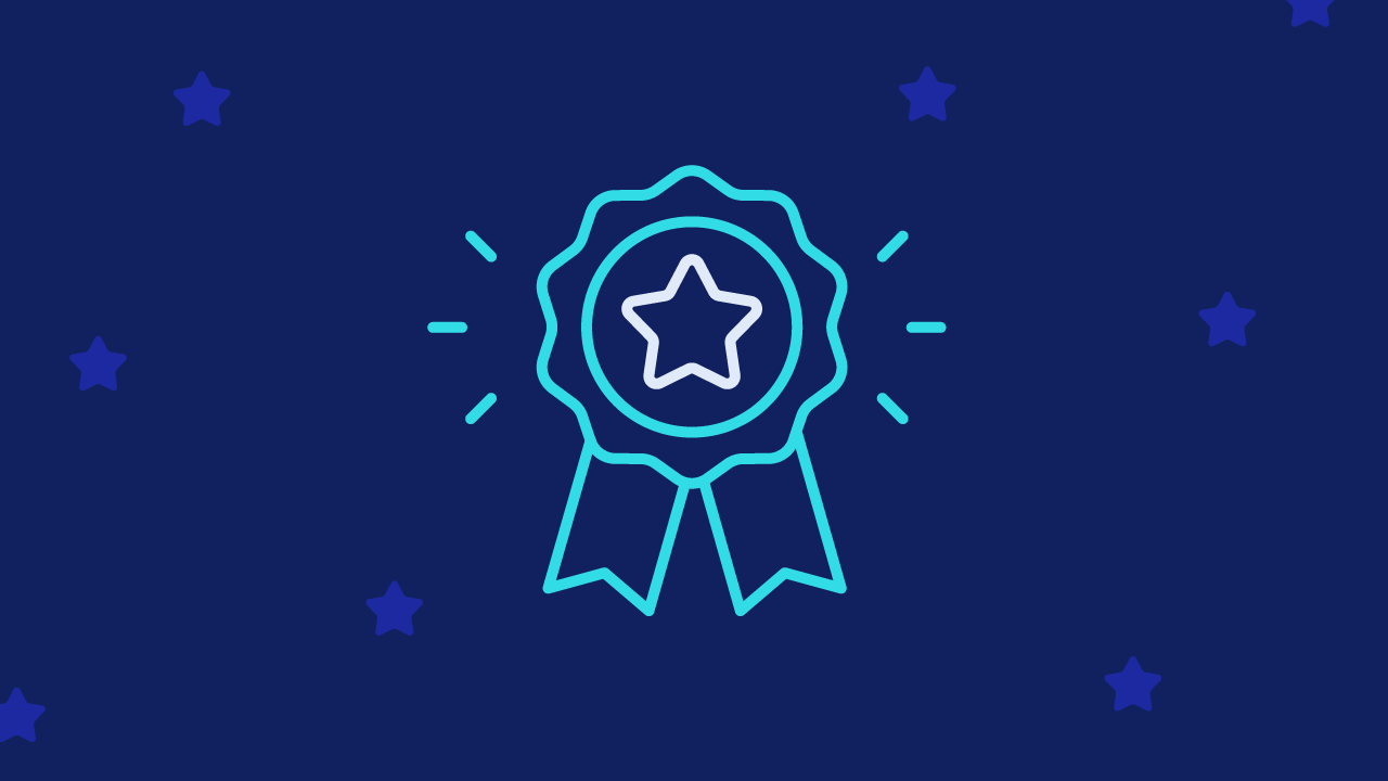 graphic of award ribbon